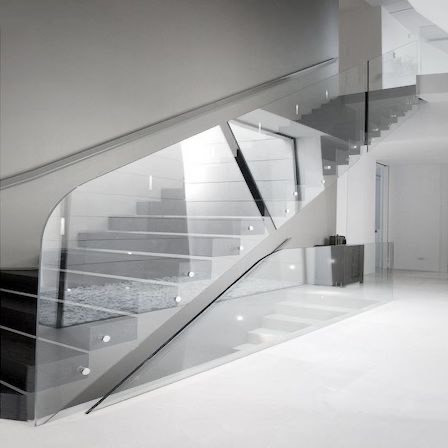 Стеклянные перила